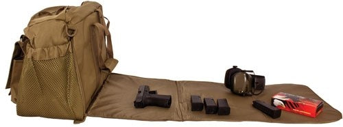 Red Rock Deluxe Range Bag Tan - Fold Out Work/cleaning Gun Mat 3