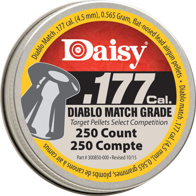 Daisy Match 177 Pellet - 250-count 10-pack Case