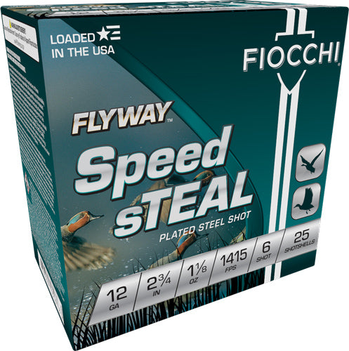 Fiocchi Flyway 12ga 2.75" - 1-1/8oz #6 1415fps 25rd 10bx/c