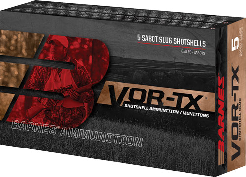 Barnes Vor-tx 20ga 3" 250gr - Expander Tip Slug 5rd 20bx/cs
