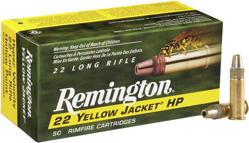 Remington Yellow Jacket 22lr - 33gr Tc Lead-hp 50rd 100bx/cs