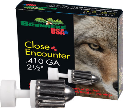 Brenneke Usa Close Encounter - 410 2.5" 1/4oz Slug 5rd 90bx/c