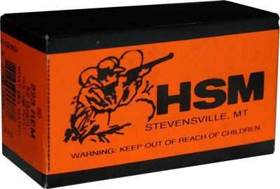 Hsm 223 Rem 52gr Match Bthp - 50rd 20bx/cs