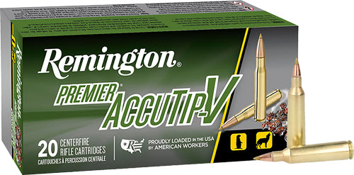Remington Premier 22-250 Rem - 50gr Accutip 20rd 10bx/cs