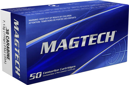 Magtech 30 Carbine 110gr Fmj - 50rd 20bx/cs