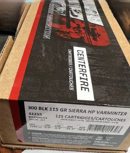 Barnes 300 Aac 115gr Hp - Varminter 125rd