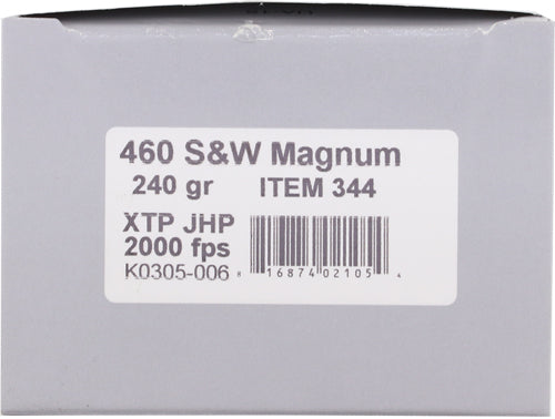 Underwood 460 Sw Mag 240gr - Xtp Jhp 20bx/10cs