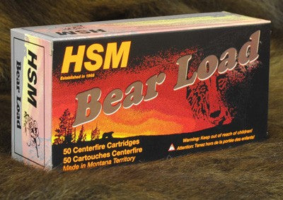 Hsm Bear 357rem Mag 180gr Rnfp - 50rd 10bx/cs