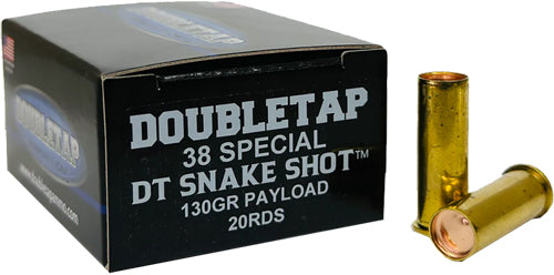 Doubletap 38 Spl Snake Shot - 20rd 50bx/cs