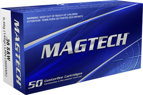 Magtech 38 S&w 146gr Lrn - 50rd 20bx/cs