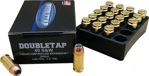 Doubletap 40&w 135gr Controlld - Expansion 20rd 50bx/cs