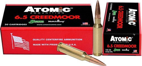 Atomic 6.5 Cm Match 142gr Hpbt - 20rd 10bx/cs