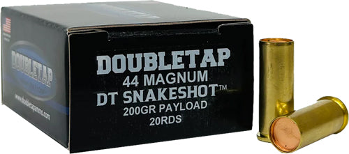 Doubletap 44 Rem Mag Snake - Shot 20rd 50bx/cs