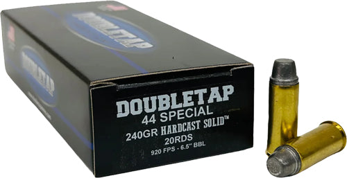 Doubletap 44 Spl 240gr Swc - Hardcast Solid 20rd 25bx/cs