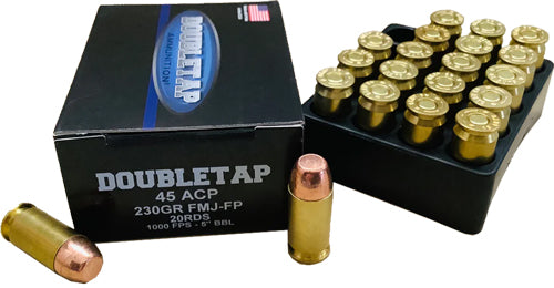 Doubletap 45acp 230gr Fmj-fp - 20rd 50bx/cs