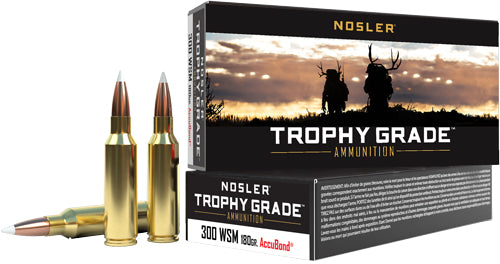 Nosler Trophy Grade 300 Wsm - 180gr Accubond 20rd 10bx/cs