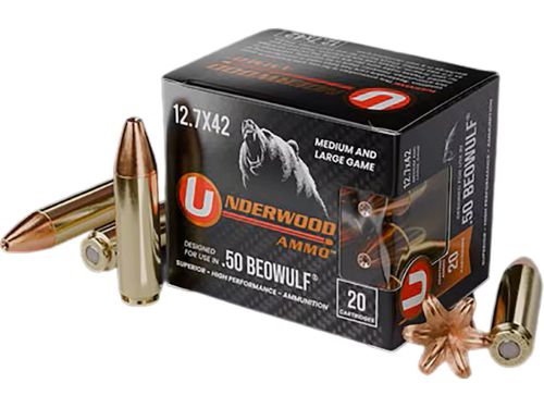 Underwood 50 Beowulf 375gr Xpb - Jhp 20rd 10bx/case