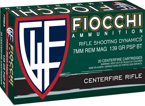 Fiocchi 7mm Rem Mag 139gr Psp - 20rd 10bx/cs