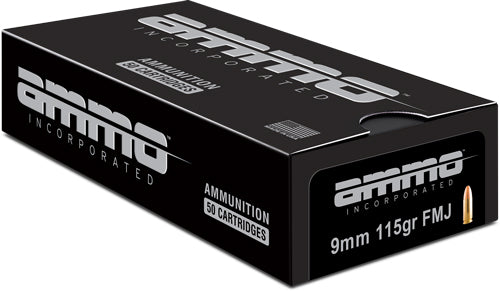 Ammo Inc 9mm Luger 115gr Tmc - 50rd 20bx/cs <