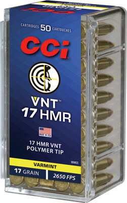 Cci Varmint Tipped 17 Hmr 17gr - 50rd 40bx/cs Varmint