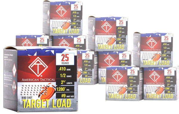 Ati Target Load 410 2.5" 1/2oz - #9 1280fps 250rd Case Lot