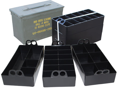 Mtm Ammo Can Organizer 3-pack - Fits All .50bmg Ammo Cans