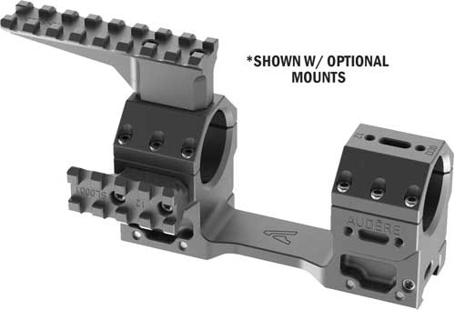 Audere Scope Mount Adversus - 30mm High Black 4