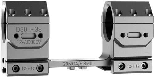 Audere Scope Mount Adversus - 30mm 20moa High Black 3