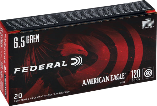 Federal Ae 6.5 Grendel 120gr - Otm 20rd 10bx/cs