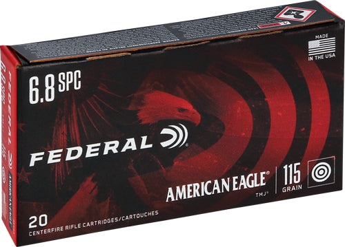 Federal Ae 6.8spc 115gr Fmj - 20rd 10bx/cs