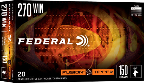 Federal Fusion 270 Win 150gr - Tipped Fusion 20rd 10bx/cs