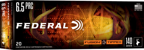 Federal Fusion 6.5 Prc 140gr - Tipped Fusion 20rd 10bx/cs