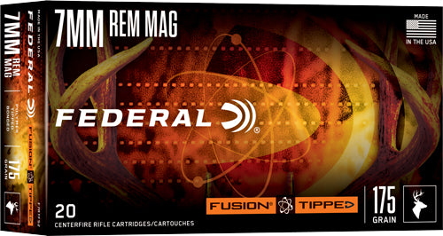 Federal Fusion 7mm Rem Mag - 175gr Tip Fusion 20rd 10bx/cs