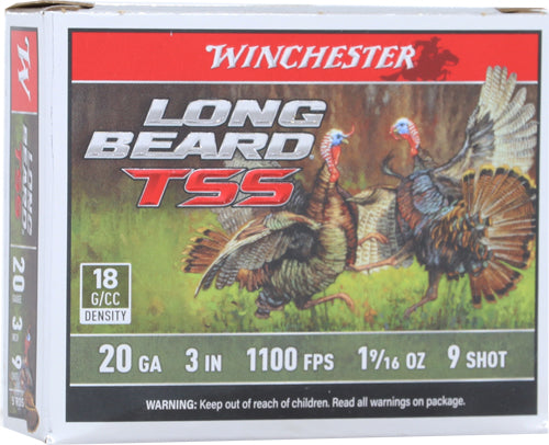 Winchester Long Beard Tss 20ga - 3" 1-5/8oz #9  5rd 10bx/cs
