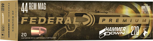 Federal Hammer Down 44 Rem Mag - 270gr Jsp 20rd 10bx/cs