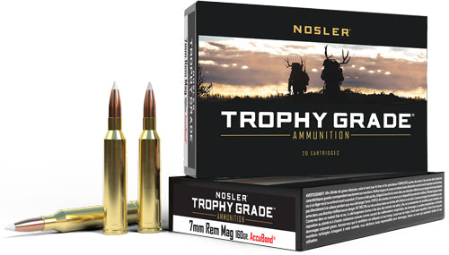Nosler Trophy Grade 7mm Rem - Mag 160gr Acubond 20rd 10bx/cs 1