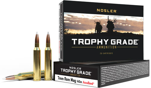 Nosler Trophy Grade 7mm Rem - Mag 140gr Accubond 20rd 10bx/c