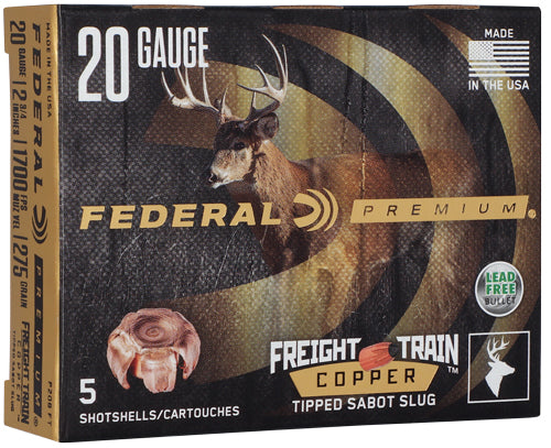 Federal Freight Train 20ga - 2.75" 300gr Sabot 5rd 50bx/cs