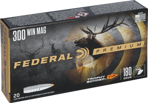 Federal 300 Win Mag 180gr - Trophy Poly Tip 20rd 10bx/cs