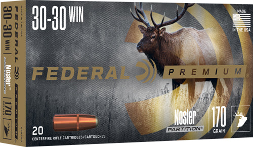 Federal Premium 30-30 Win - 170gr Partition 20rd 10bx/cs