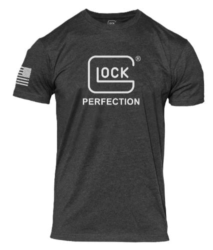 Glock Perfection Tee Short - Sleeve T Shirt Lg Charcoal 2