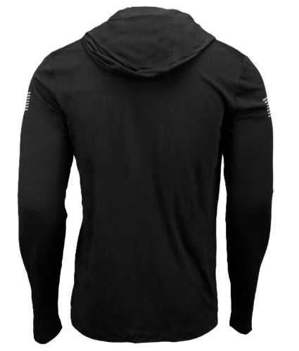 Glock Hooded Performance Long - Sleeve Shirt Lg Black 1