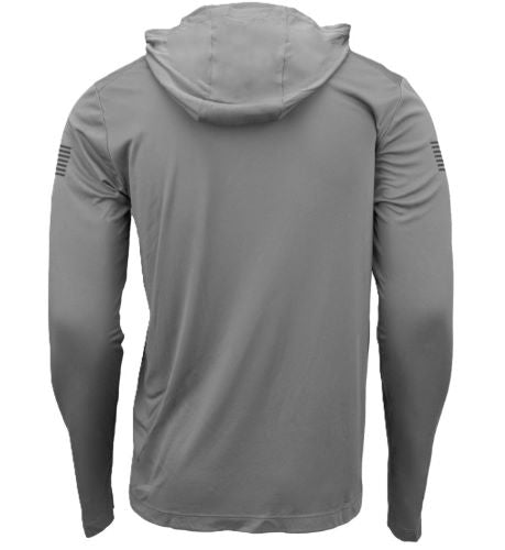 Glock Hooded Performance Long - Sleeve Shirt 2xl Grey 1