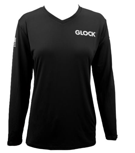 Glock Ladies Performance Long - Sleeve Shirt Lg Black 2