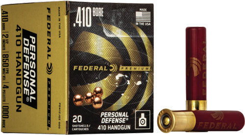 Federal Premium 410 2.5" 000 - Buck 4 Pellets 20rd 10bx/cs