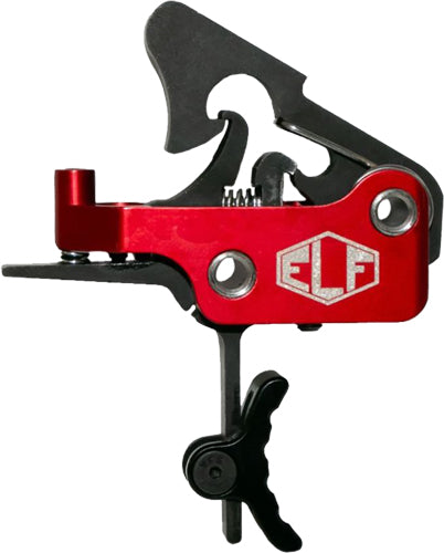 Elftmann Trigger Apex Ar-15 - Curved Adj 2.75-7lbs Black