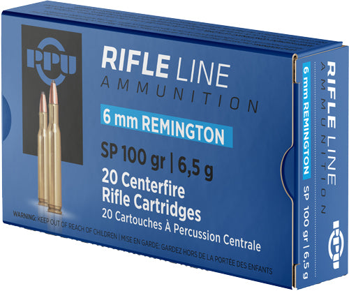 Ppu 6mm Rem 100gr Spbt - 20rd 10bx/cs