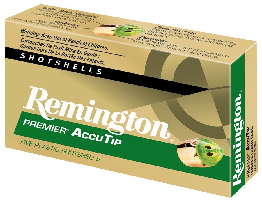 Remington Premier 12ga 3" - 385gr Accutip 5rd 20bx/cs