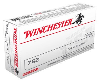 Winchester Usa 7.62mm/308win - 147gr Fmj 20rd 10bx/cs < 1