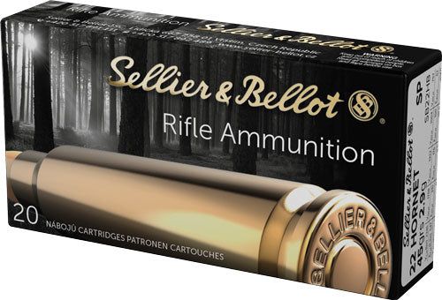 S&b 22 Hornet 45gr Jsp - 20rd 90bx/cs